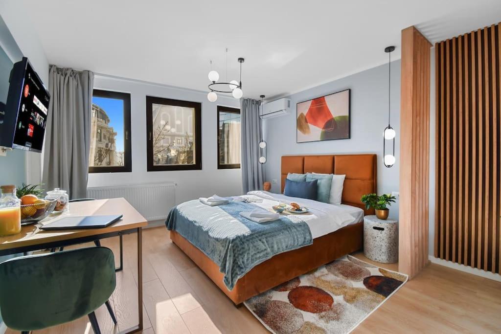 Mysa Modern Studio * Near Cismigiu Park * Netflix Bukarest Eksteriør billede